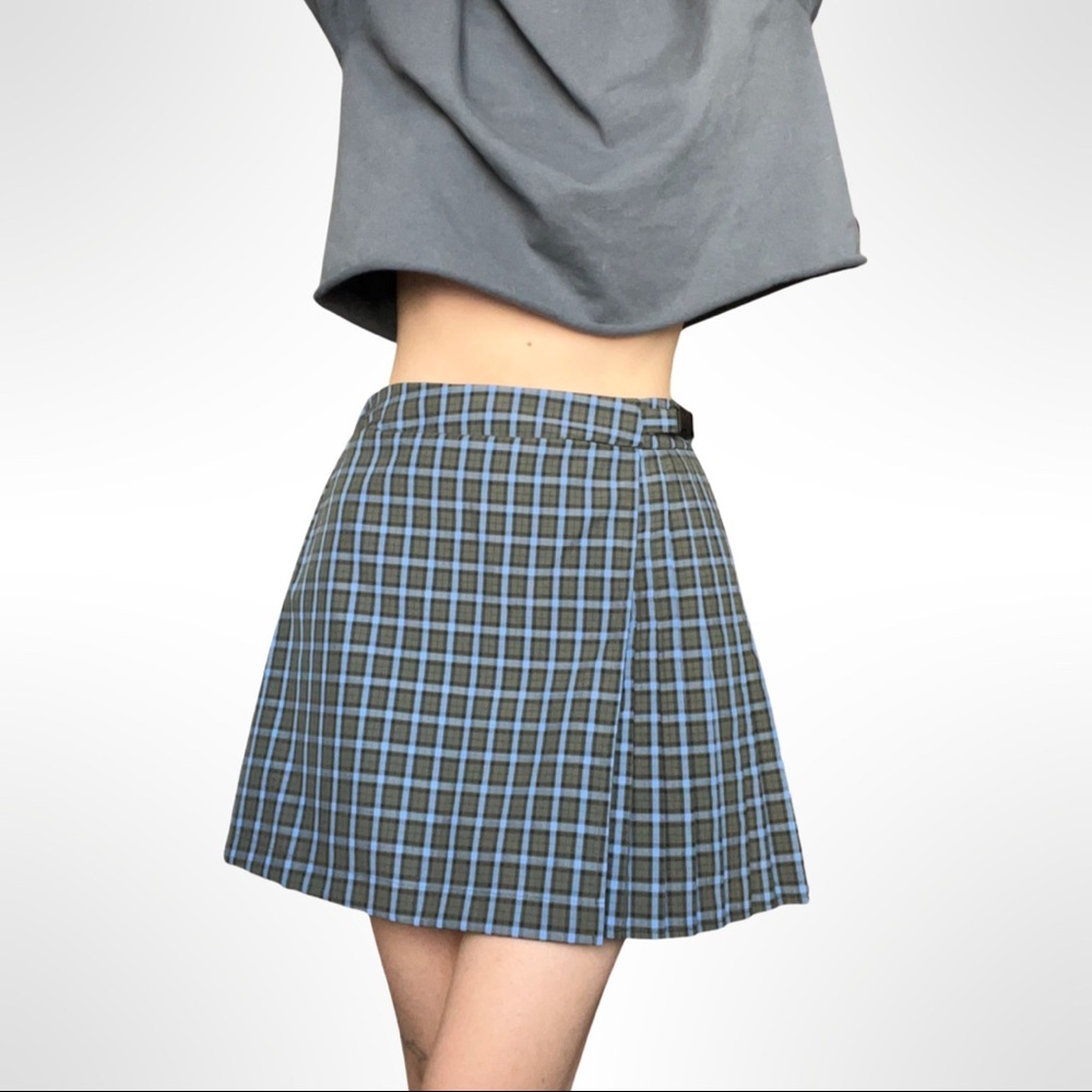 Wild Fable Blue And Green Plaid Skirt || XS